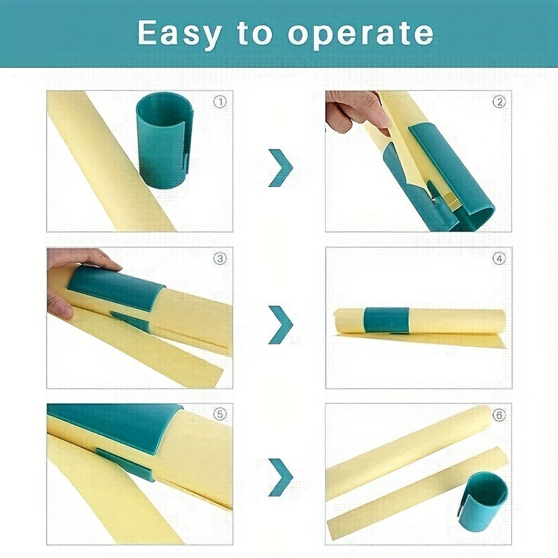 1pc Sliding Gift Wrapping Paper Cutter: Cut Perfect Lines for Christmas & Thanksgiving Wrapping!