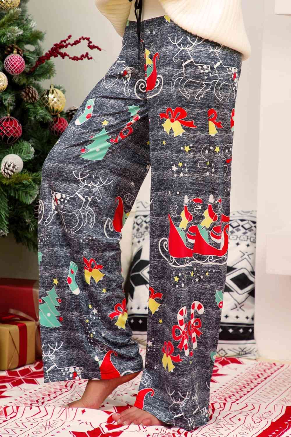 Pantalon droit de Noël