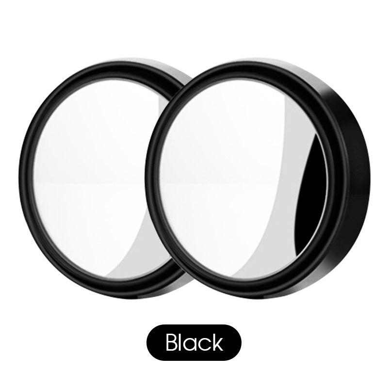 2pcs Round Mirror Blind Spot Mirror Reversing Mirror Rearview Mirror Wide Angle Rotate Adjustable Stick On Mirror For All Cars Trucks Motorcycle