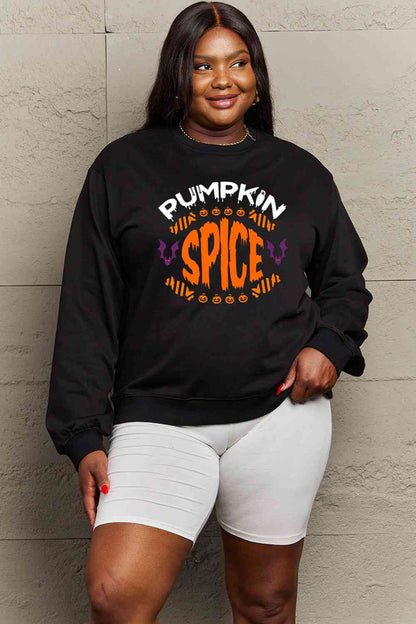 Simply Love Full Size PUMPKIN SPICE Graphic Sweatshirt