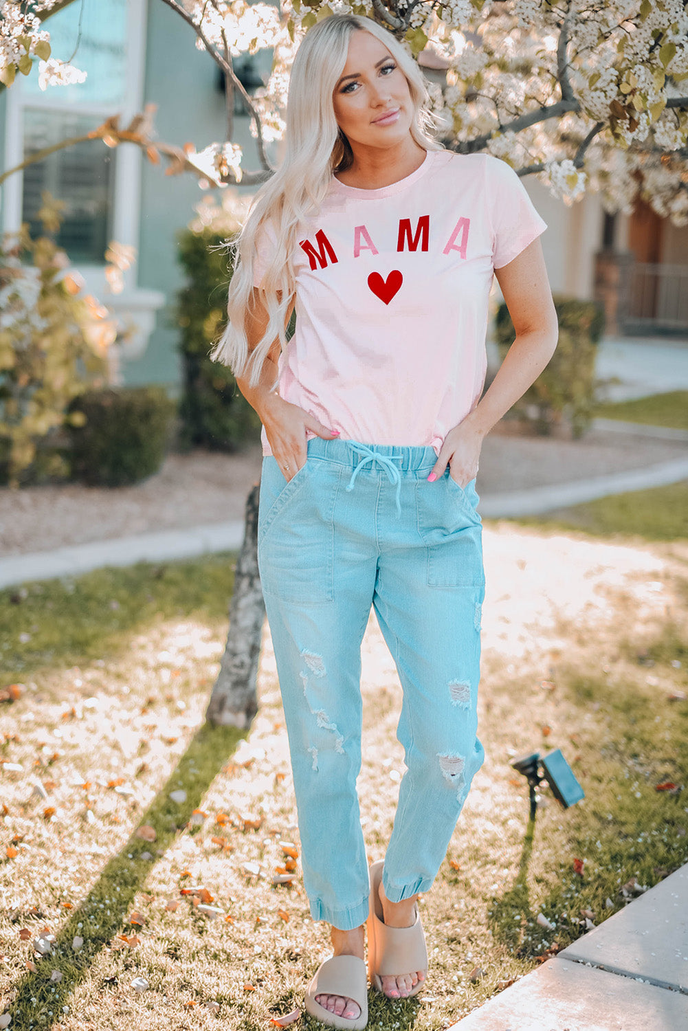 T-shirt graphique MAMA Heart