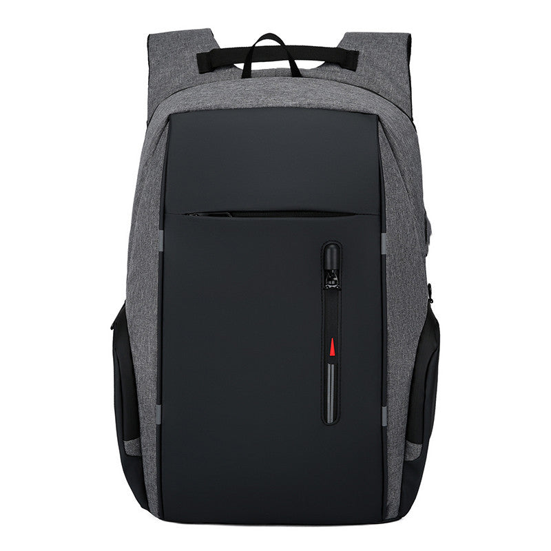 1pc Men's Anti-theft Bag Laptop Backpack, Large Capacity Business Bag For Travel, USB Charging Backpack