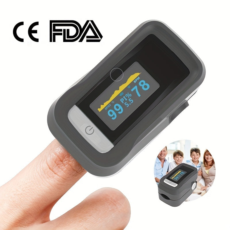 Blood Oxygen Monitor Oximeterpulse Finger Digital Display Fingertip Pulse Oximeter CE FDA Certified