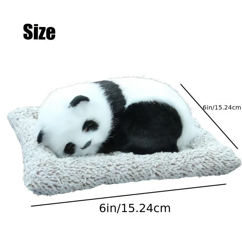 Unique Car Ornament - Creative Sleeping Panda with Carbon Bamboo Charcoal Bag Air Filter & Car Air Freshener