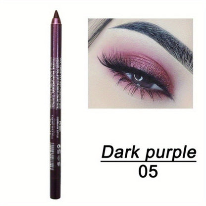 1pcs Long-lasting Waterproof Not Blooming Eyeliner 14 Color Eyeliner Eye Shadow Pen Cosmetics Makeup Tools