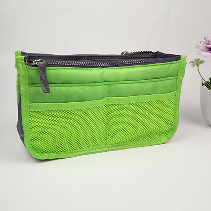 1pc Multifunctional Double Folding Organizer: The Perfect Travel, Toiletry, and Assortment Bag!