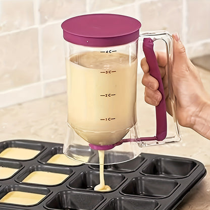 Batter Separator/Dispenser, Cupcake Handheld Dispenser, Batter Funnel Measuring Cup Tool