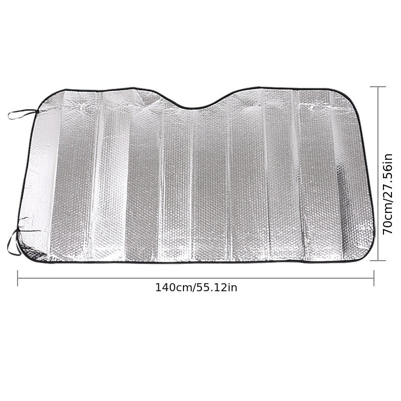 Pare-soleil rétractable automatique pour voiture, isolation thermique, pare-soleil, blocage avant, couvercle en verre anti-vent, visière réfléchissante occultante 