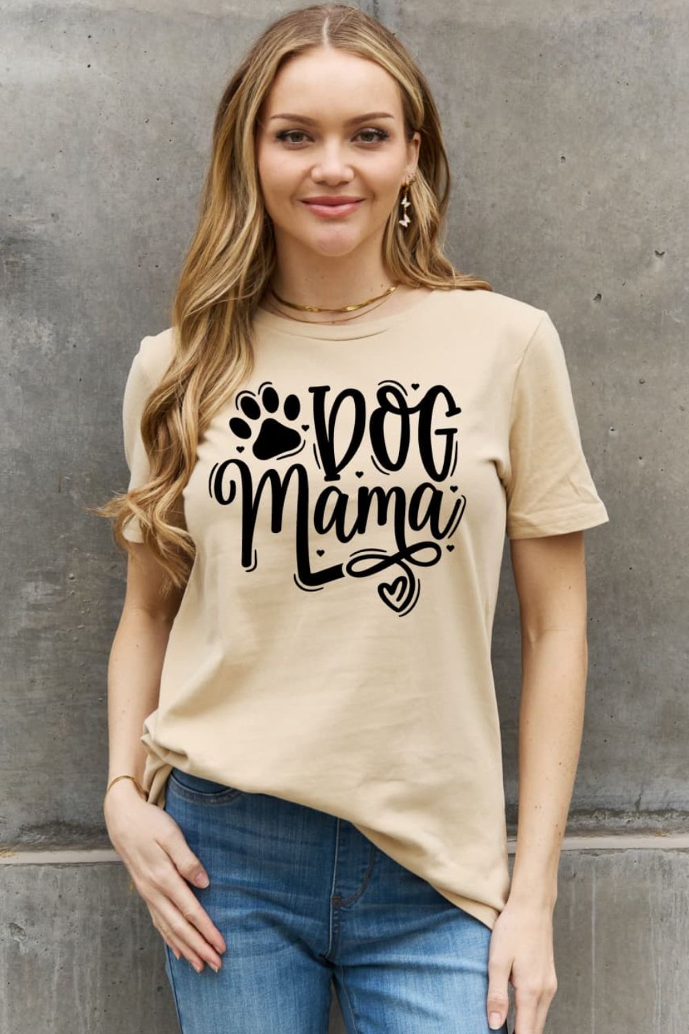 Simply Love Full Size DOG MAMA Graphic Cotton T-Shirt