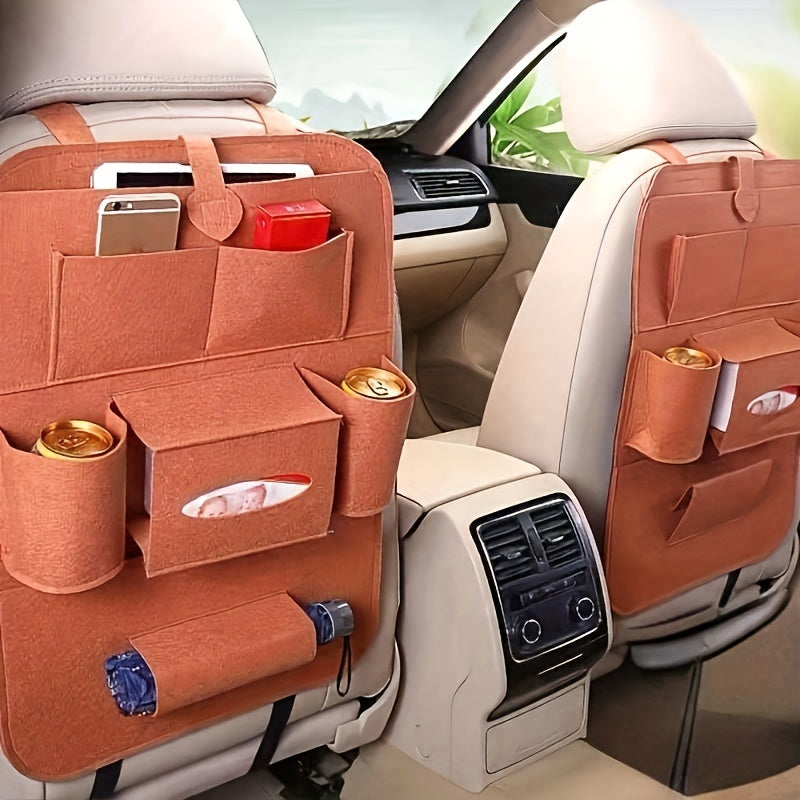 Upgrade Your Car with This All-in-One Rear Seat Organizer & Tablet Holder!