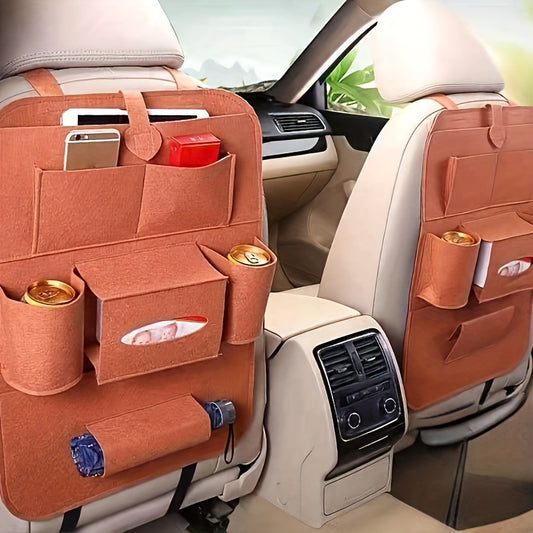 Upgrade Your Car with This All-in-One Rear Seat Organizer & Tablet Holder!