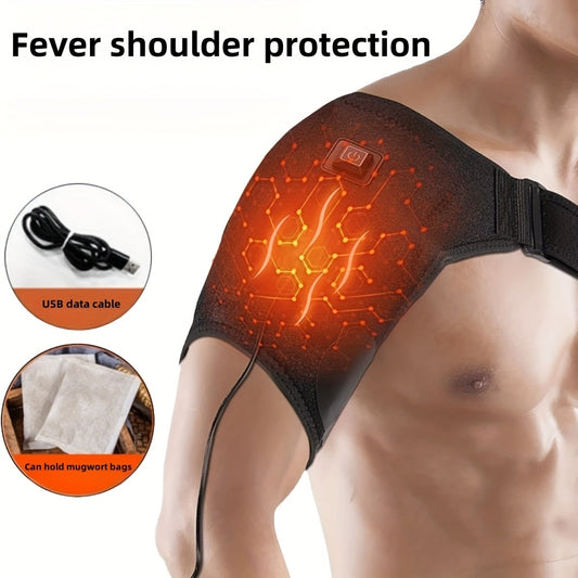 USB Charging Electric Heating Shoulder Protection - Hot Compress for Single Shoulder Physical Therapy