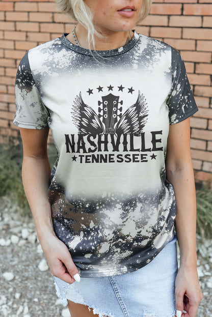 NASHVILLE TENNESSEE Camiseta gráfica con cuello redondo