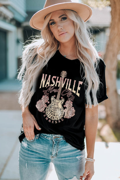 Camiseta gráfica NASHVILLE MUSIC CITY