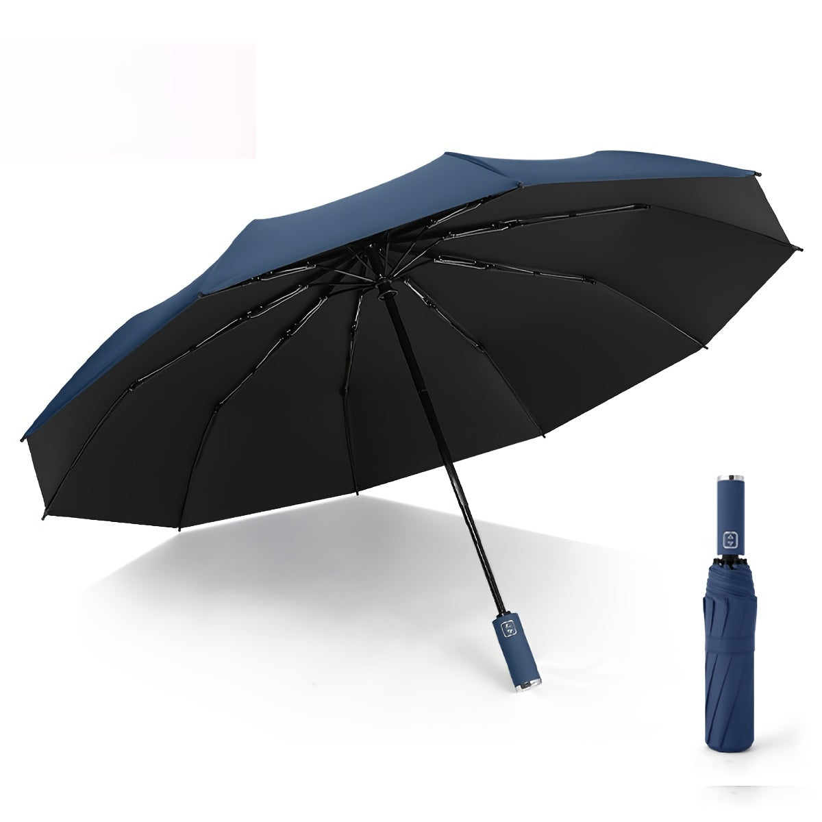 Stay Dry in Any Weather with this Fully Automatic 10 Ribs Rain Or Shine Umbrella - Multiple Colors Available!