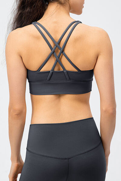 Crisscross Square Neck Active Tank