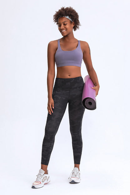 Legging actif avec poche sur la cuisse