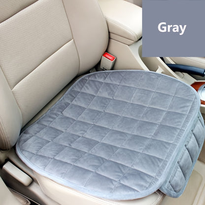 1pc Or 2pcs Or 3pcs Plush Plaid Thicken Warm Car Seat Cushion Pad Car Seat Protector Car Front Rear Seat Covers For Car SUV Truck Car Accessories