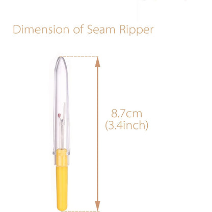 2pcs Seam Ripper and Thread Cutter Set - Perfect for Sewing and Crafting Projects, Includes Small Clothes Tag Remover and Essential Sewing Supplies