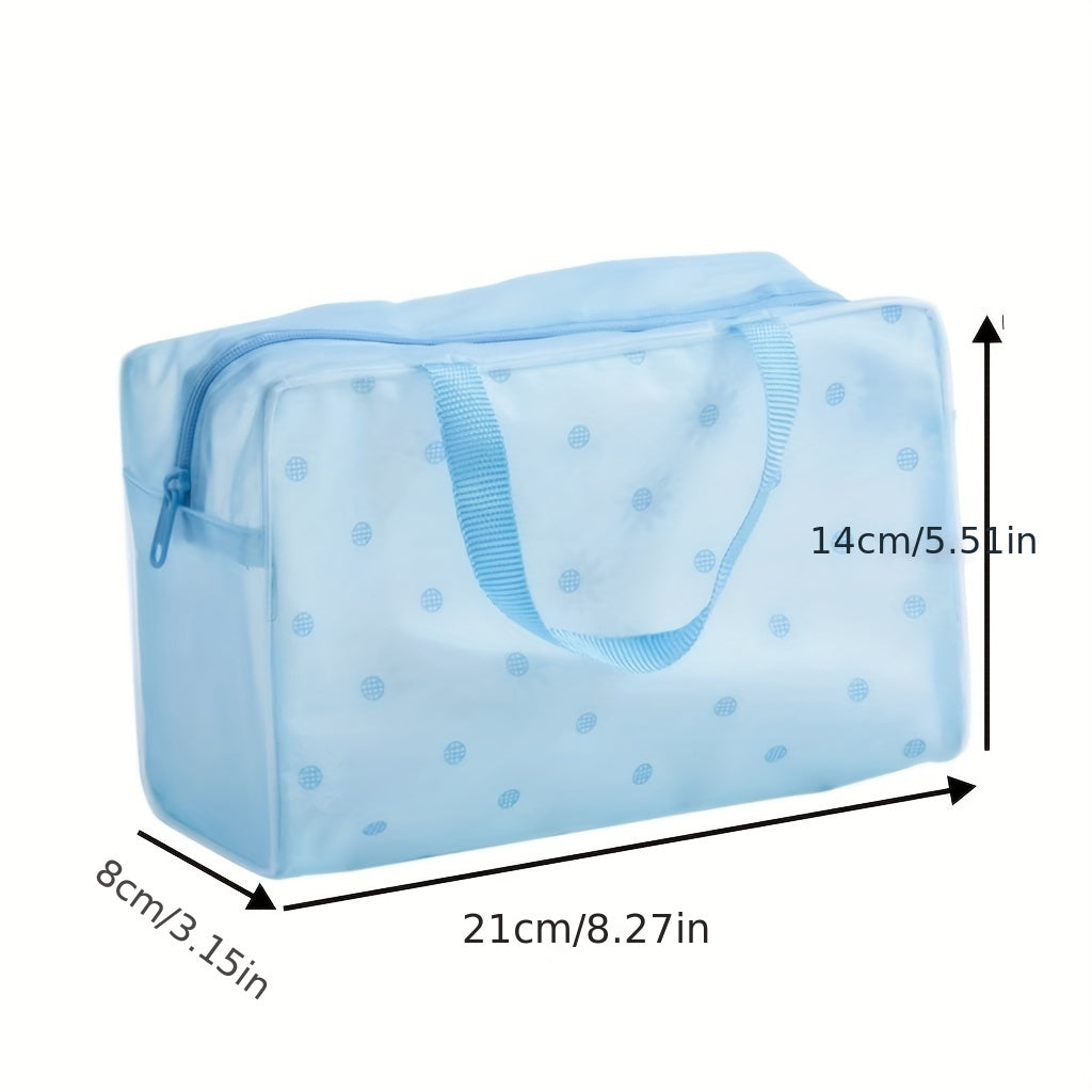 Transparent Toiletry Transparent Toiletry Packaging Travel Cosmetic Bag Waterproof Travel Bag PVC Transparent Travel Toiletry Bag Portable Travel Bag For Men And Women Travel Business Bathroom, Transparent, Beach Bag