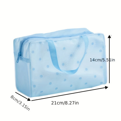 Transparent Toiletry Transparent Toiletry Packaging Travel Cosmetic Bag Waterproof Travel Bag PVC Transparent Travel Toiletry Bag Portable Travel Bag For Men And Women Travel Business Bathroom, Transparent, Beach Bag