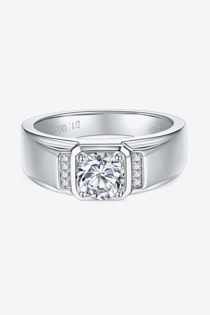 Bague Moissanite 1 Carat Du Coeur