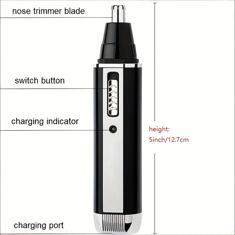 4 In 1 Rechargeable Men Electric Nose Ear Hair Trimmer Painless Women Trimming Side Burns Eyebrows Beard Hair Clipper Cut Shaver