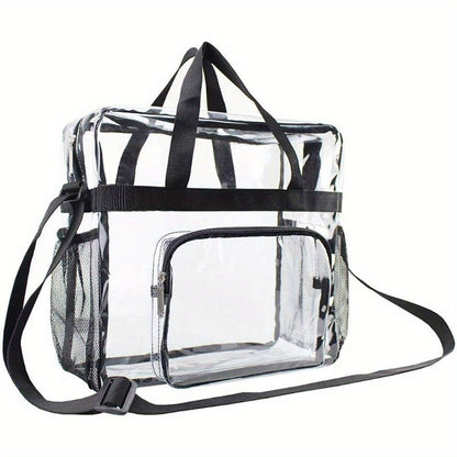 Stylish and Spacious Clear Crossbody Bag for Women - Perfect for Concerts, Sports, and Festivals