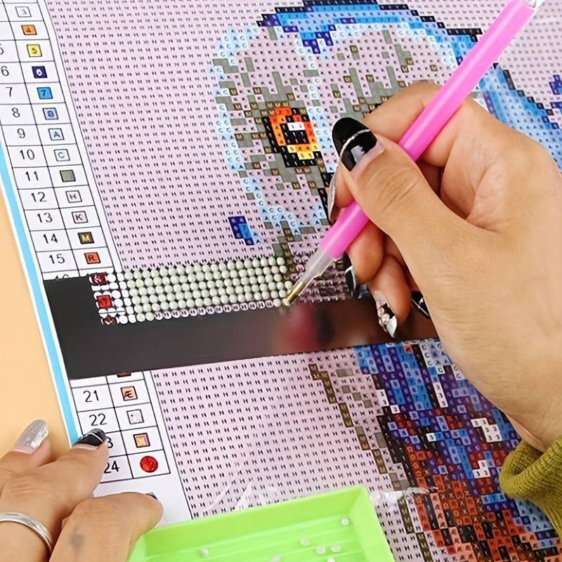 1pc DIY Diamond Painting Ruler: Create Beautiful Embroidery with Square & Round Designs!