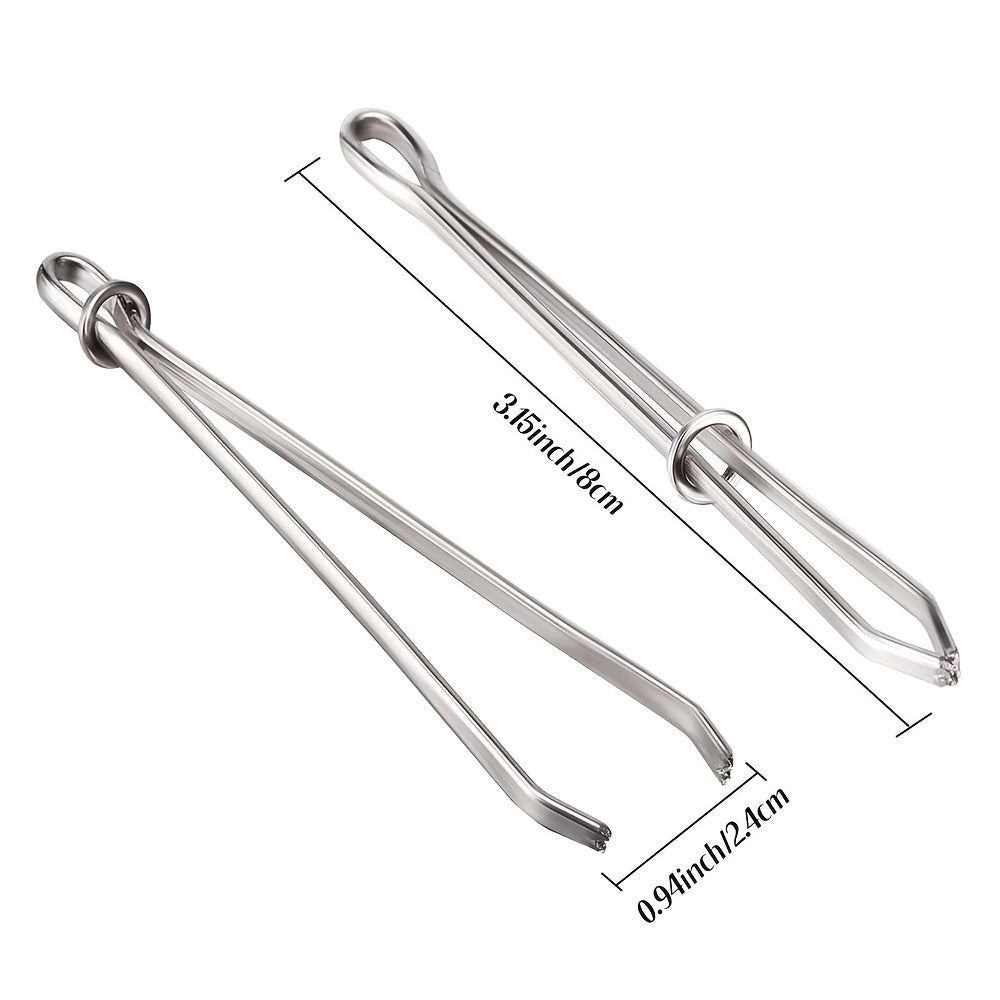 2pcs Elastic Clip Wearing Tool - DIY Belt Guide Needle for Sewing Trousers & More!