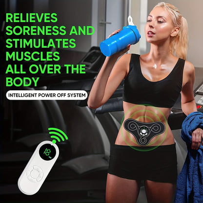 Wireless TENS & EMS Unit Back Pain Relief Massager, Intelligent Mini Neck And Back Massager, Electromagnetic Shaper Massager For Back Shoulder Leg Neck Pain Relief