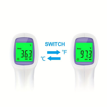 Accurate Infrared Thermometer for Adults & Kids - Instant Readings, No Touch, Digital LCD Display, Fever Alarm & More!