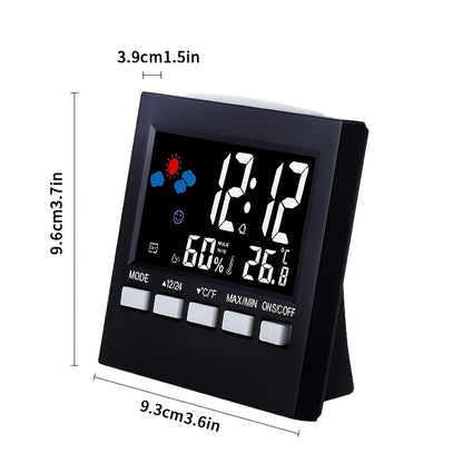 Stay Prepared for Any Weather with this Weather Clock Monitoring Alarm Clock!