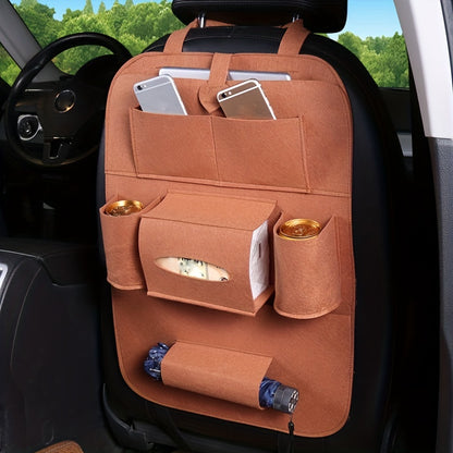 Upgrade Your Car with This All-in-One Rear Seat Organizer & Tablet Holder!