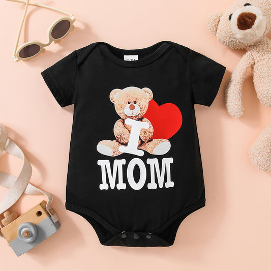 Baby Bear Graphic Short Sleeve Bodysuit