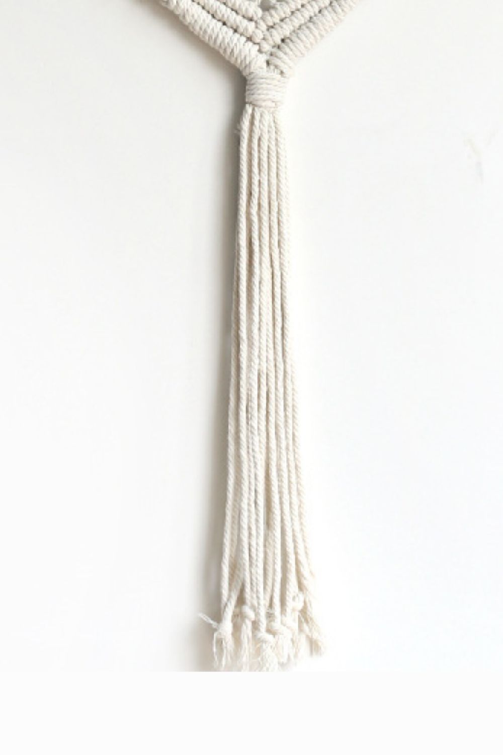 Colgador de plantas de pared de macramé de murciélago de 19,7"