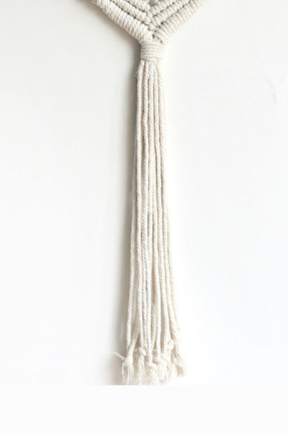 Colgador de plantas de pared de macramé de murciélago de 19,7"