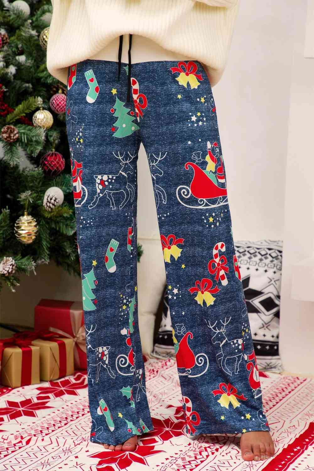 Pantalon droit de Noël