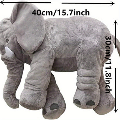 16 InchesBig Elephant Stuffed Animal Plush Toy, Cute Grey Elephant Toy