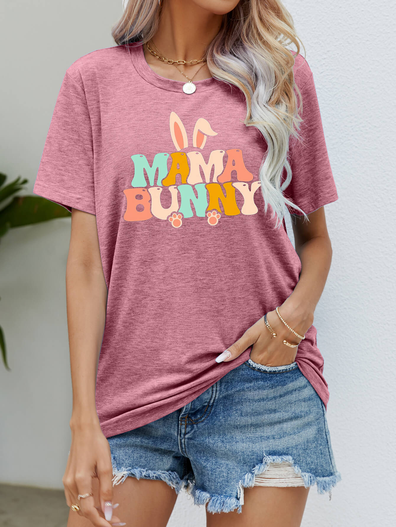 Camiseta de Pascua MAMA BUNNY