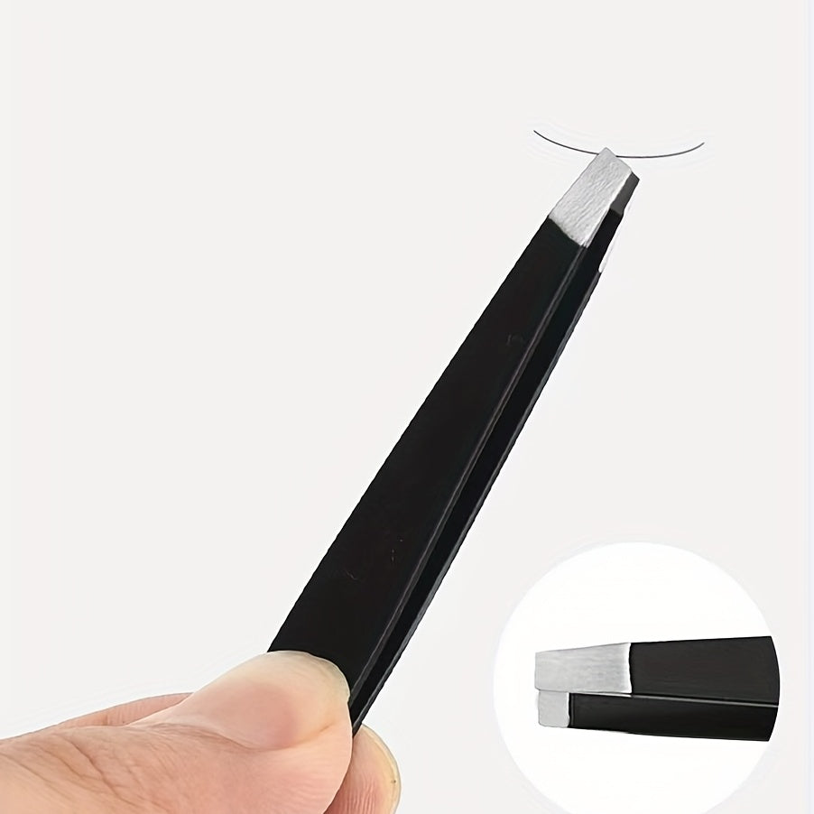 Stainless Steel Eyebrow Tweezer Multi-purpose Eyebrow Trimming Shaping Tool For Beauty Salon Home Use