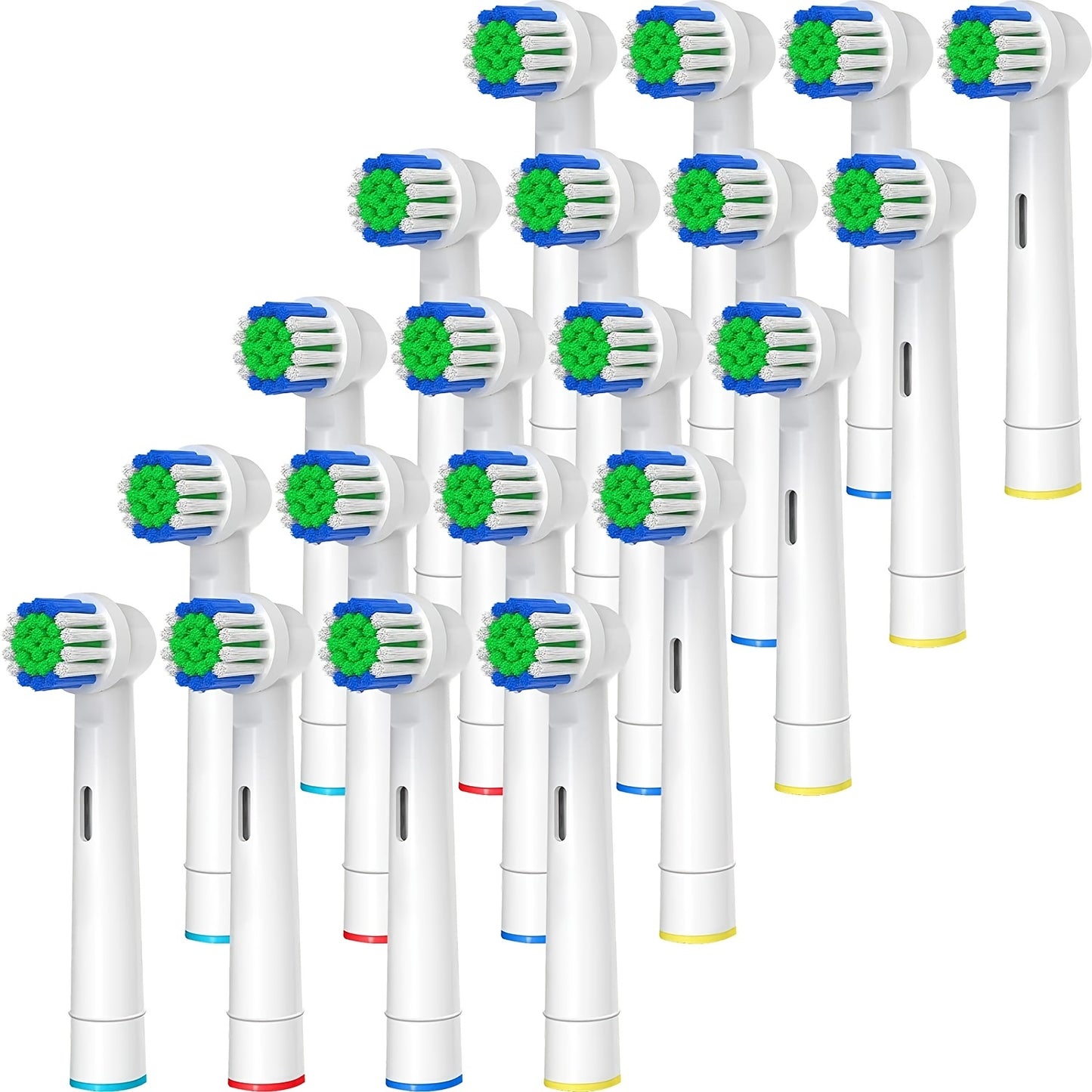 20 pcs Professional Electric Toothbrush Heads - Replacement Brush Heads for Pro 500/1000/1500/3000/3757/5000/7000/7500/8000 - Enhance Oral Health and Gum Care