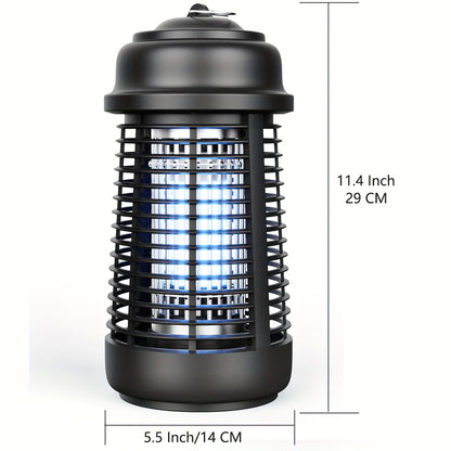 20W Electric Mosquito Zapper - Metal Grid, UV Light Fly Killer - Up To 1000sq. Ft Coverage - Waterproof - For Home, Patio, Garden, Kitchen