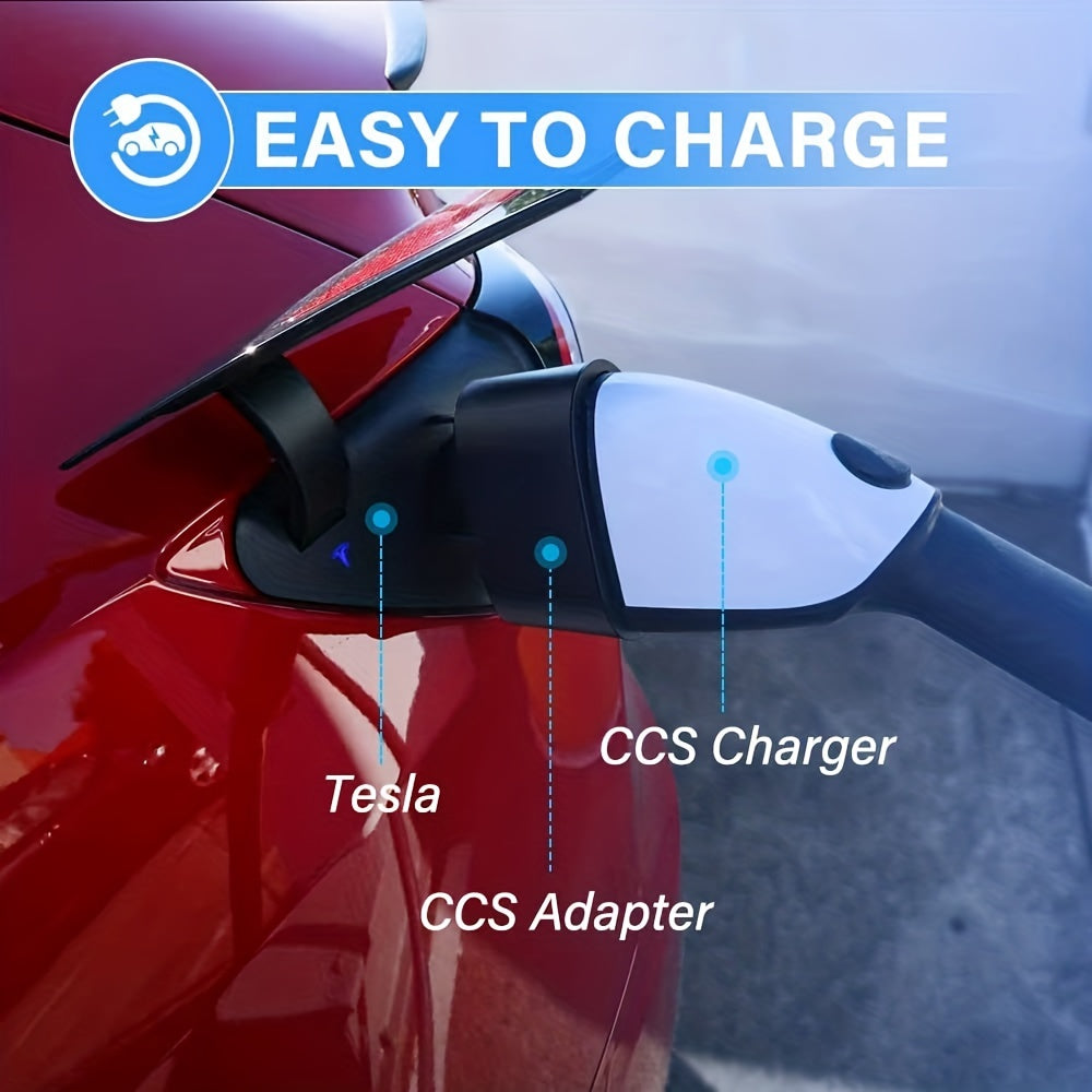 Waterproof CCS1 Charger Adapter for Tesla - 150-250KW DC Fast Charging - Supports All CCS Charging Stations