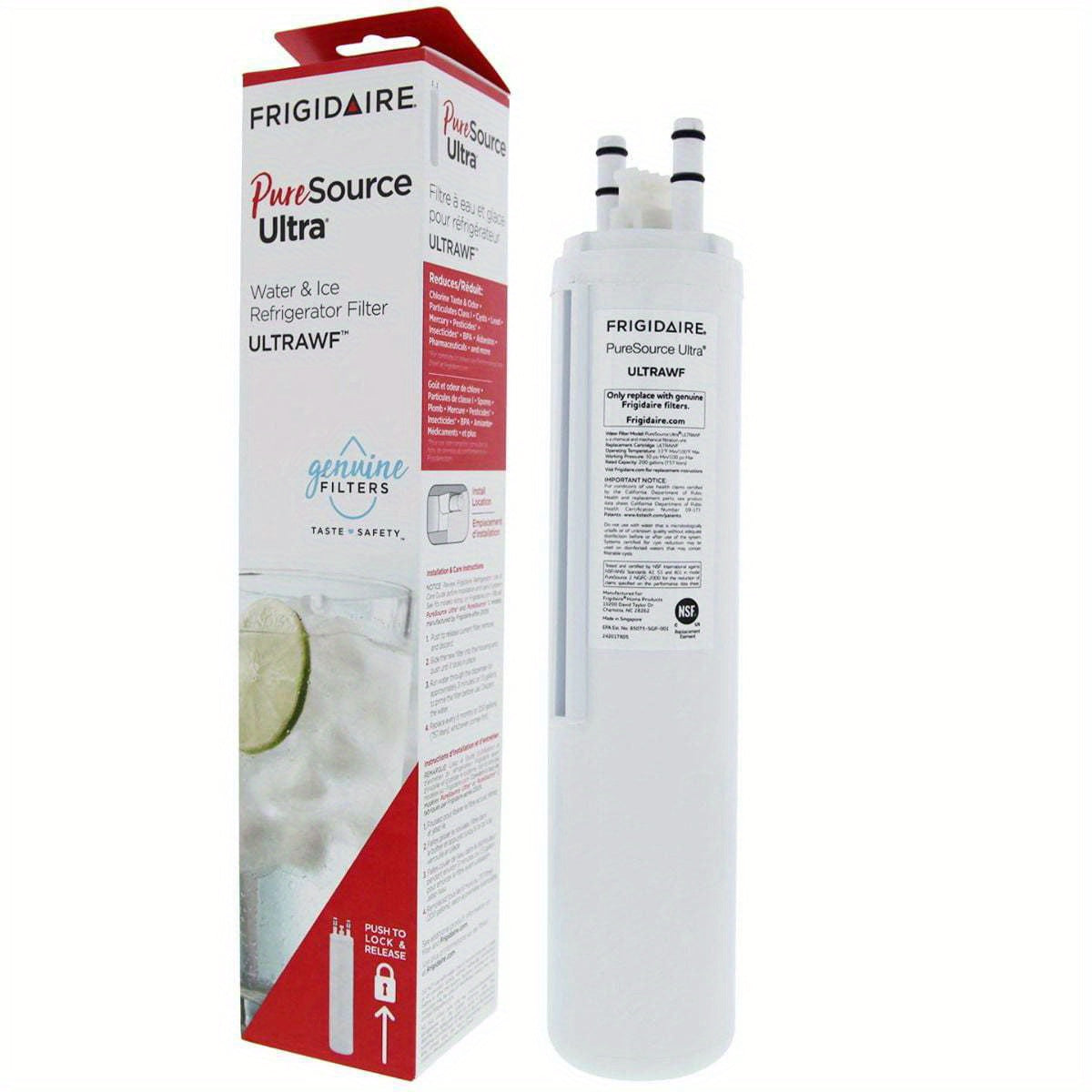 1pc UltraWF Compatible Refrigerator Replacement Filter - White