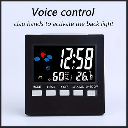 Stay Prepared for Any Weather with this Weather Clock Monitoring Alarm Clock!